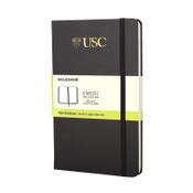 USC Trojans Black Shield Large HC Plain Moleskine Notebook